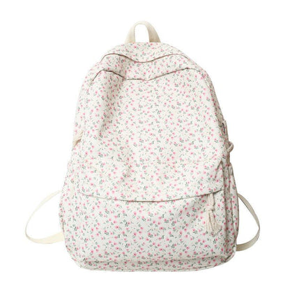 Fashion Floral Travelling School Bag Waterproof Backpack Laptop Book Bag College