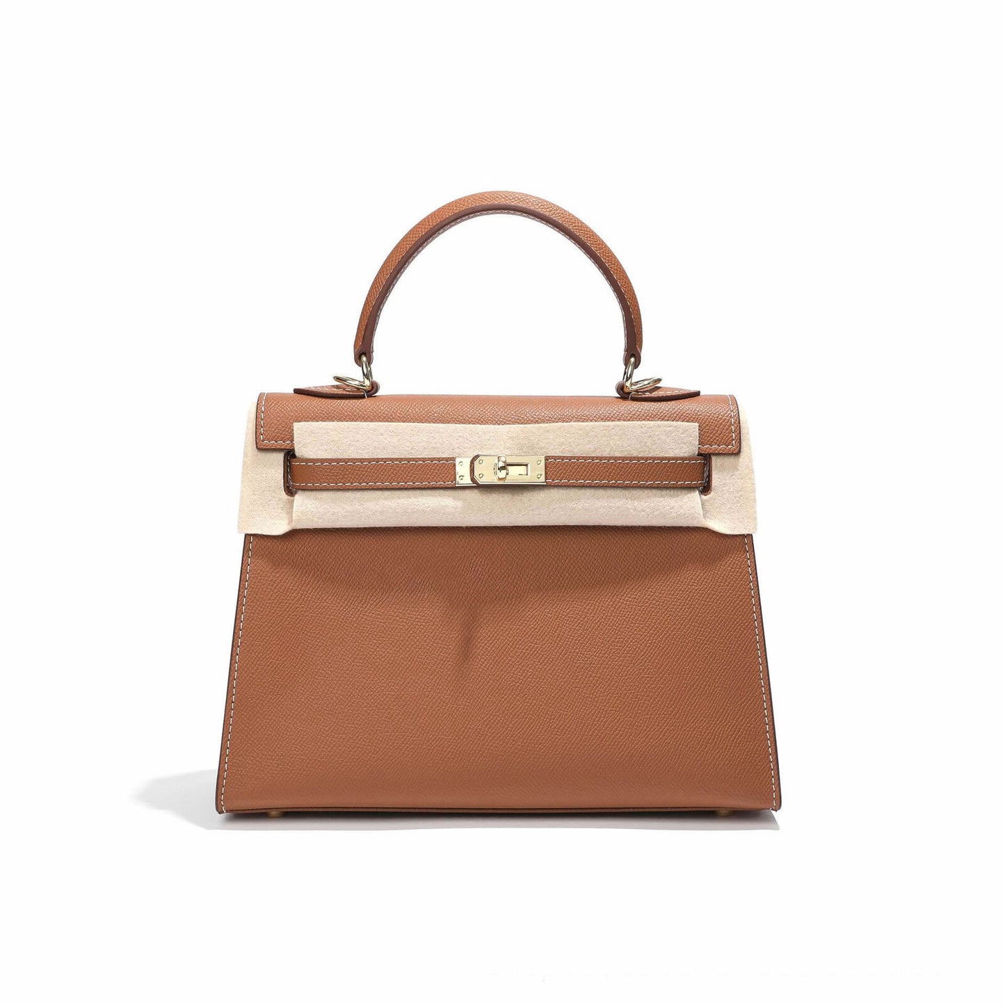 19/22/25/28 Real Leather Small Flap Briefcase Tote Clutch Shoulder Bag Crossbody