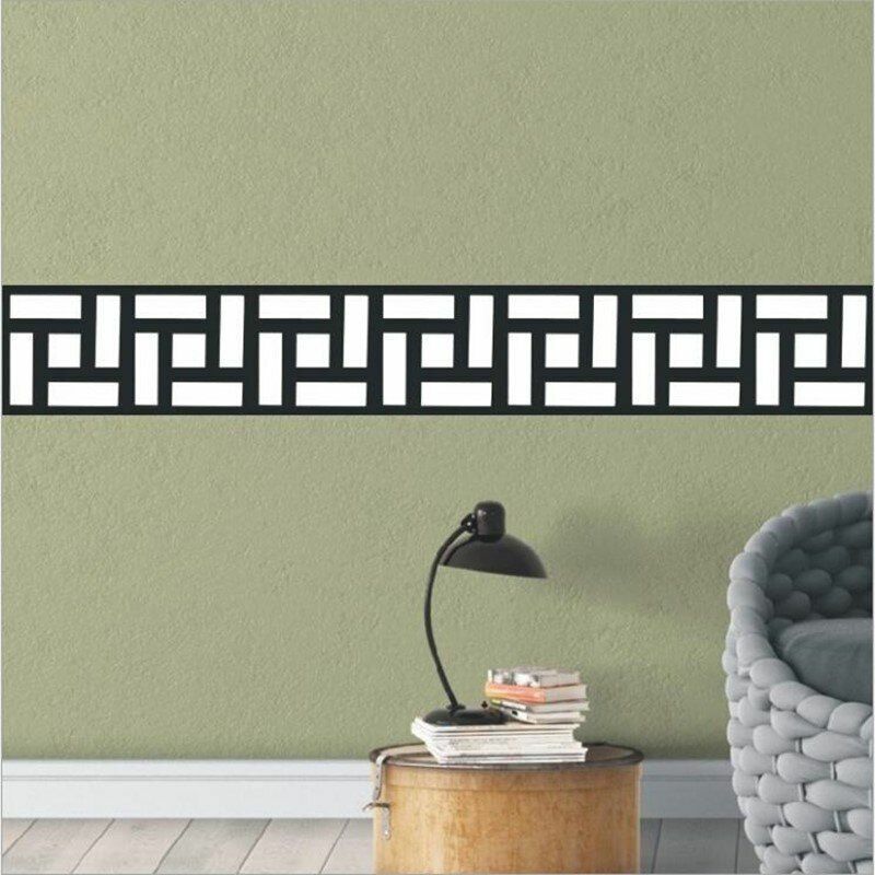 Wall Mirror Stickers 30Pcs 5*5CM 3D Waist Line Acrylic Decorations Living Rooms