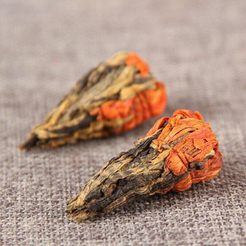 2023 Dianhong Bai He Bao Ta Dian Hong Handmade Kungfu Honey Fragrant Black Tea