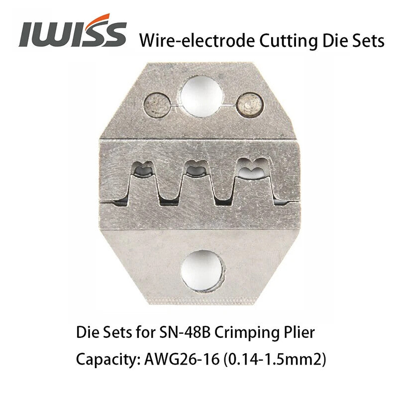 IWISS Wire-electrode Cutting Die Sets for SN-2549/48B/28B Ratchet Crimping Plier