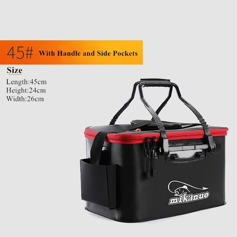 Fishing Bag Thicken Folding Bucket Portable Live Box Storage Outdoor Waterproof