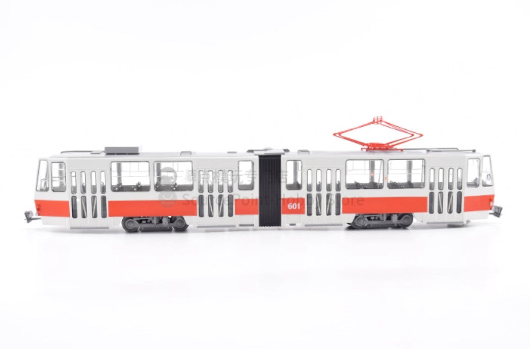 1:43 SSM Czech TATRA-KT4 TATRA ARTICUL ATED TRAMS Passenger Car Diecast Model