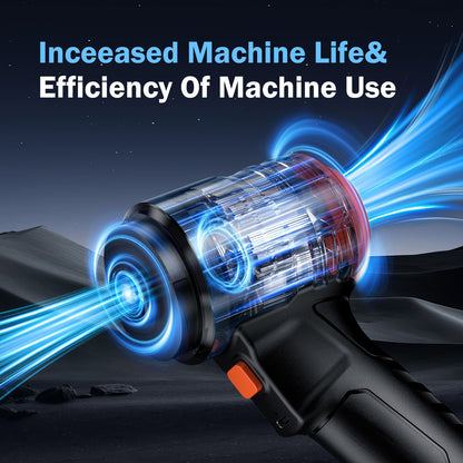 Wireless Mini Car Vacuum with Dual Function for Powerful Portable Dust Blowing-u