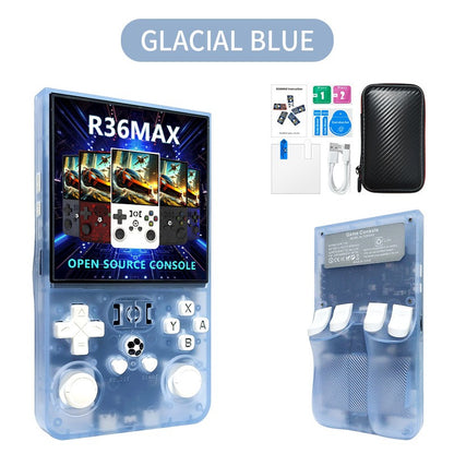 R36Max Retro Handheld Video Game Console 64-128GB 4Inch IPS Screen 22000 Games