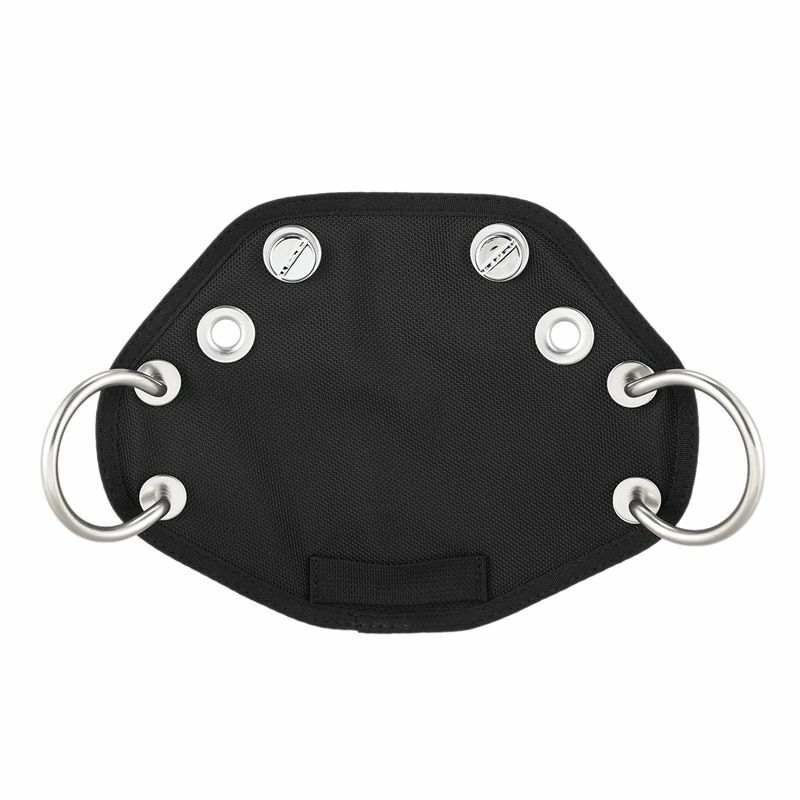 Scuba Diving Sidemount Buttplate BCD Accessories Hanging Board Bolts Nylon Black