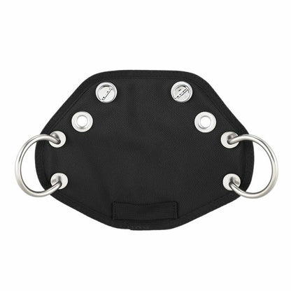 Scuba Diving Sidemount Buttplate BCD Accessories Hanging Board Bolts Nylon Black
