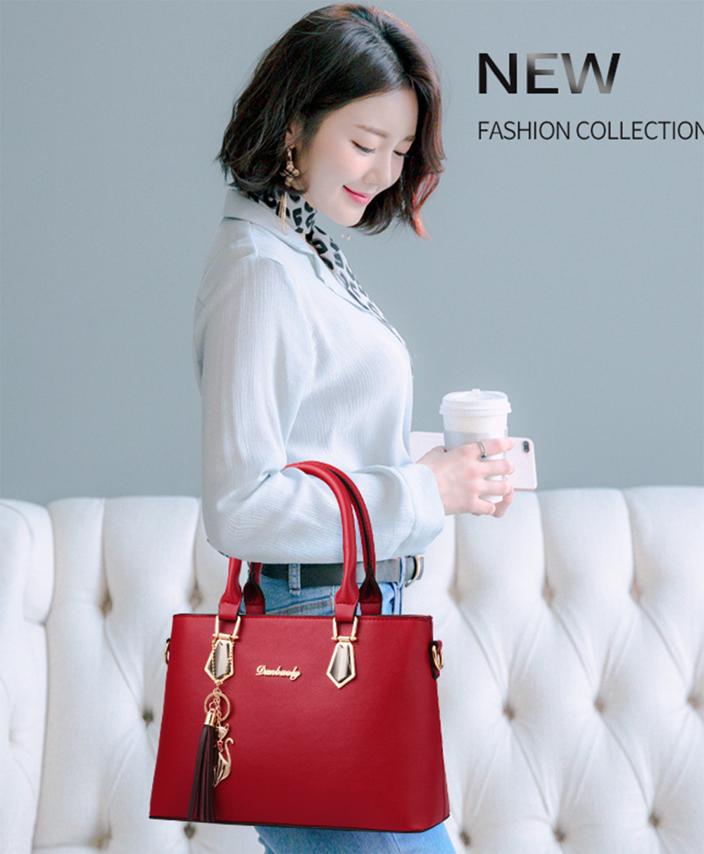 Women Handbags Leather Satchel Shoulder Bag Tote Lady Messenger Crossbody Purse