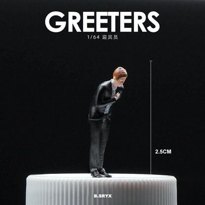 1/64 Figure Model Sexy Girl Model Boy Model City Street Mini Scene Doll