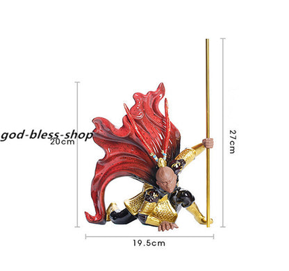Creative Monkey King Statue Porcelain Tea Pet Home Decoration Black Myth-Wukong