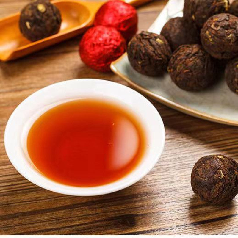 500g Yunnan Pu-erh Cooked Tea Glutinous Rice Fragrance Puerh Tuocha Ripe Pu'er