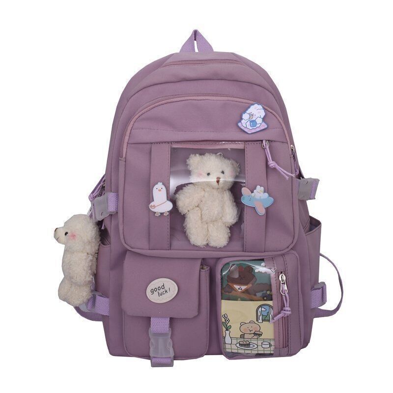 Women Backpack Nylon Female Schoolbag College Backpacks Travel Book Bags