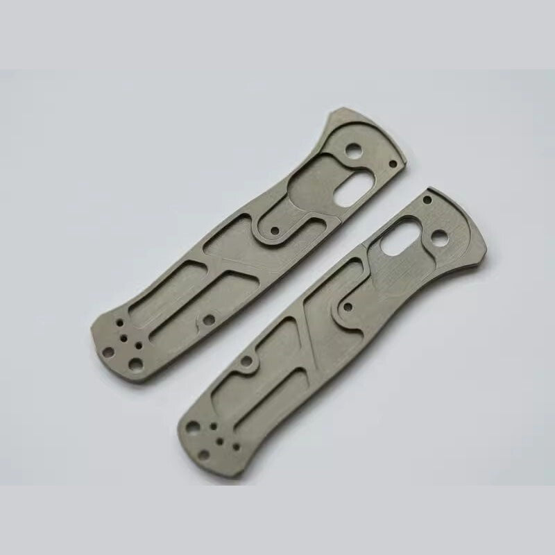 1 Pair Custom Made TC21 Titanium Alloy Handle Scales for Benchmade Bugout 535