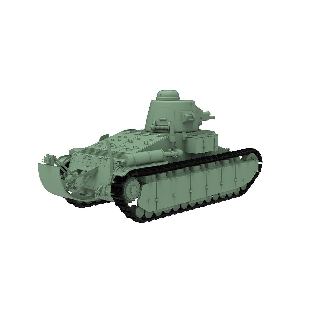 SSMODEL 1/35 Military Model Kit France D1 Light Tank ST2 Turret &47mm SA34 Gun