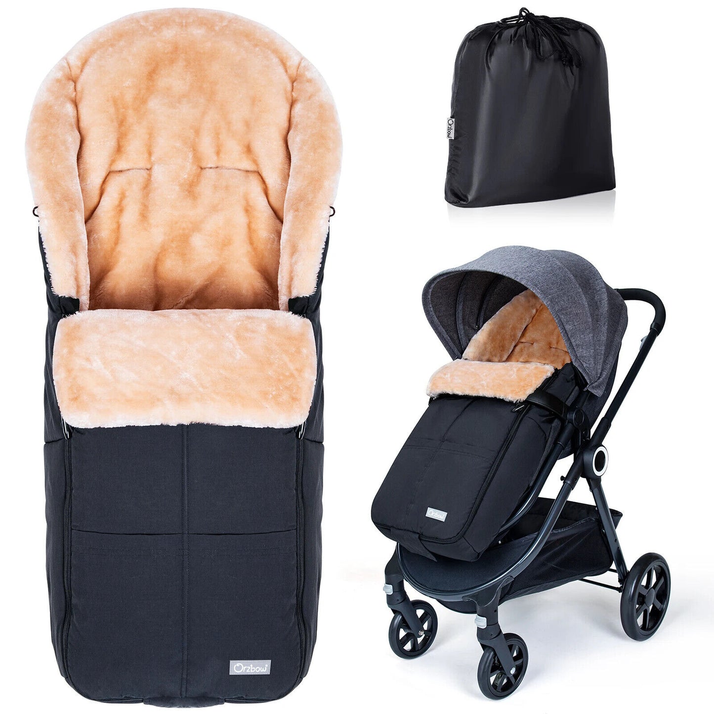Cashmere Infant Sleeping Bags Baby Warm Newbron Children Bags Kids