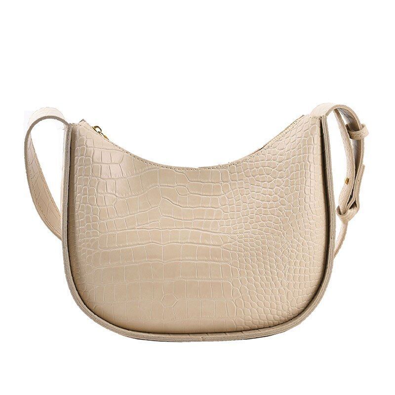 Square Shoulder Bags Luxury Handbag Retro Underarm Shopper Bag Synthetic Leather