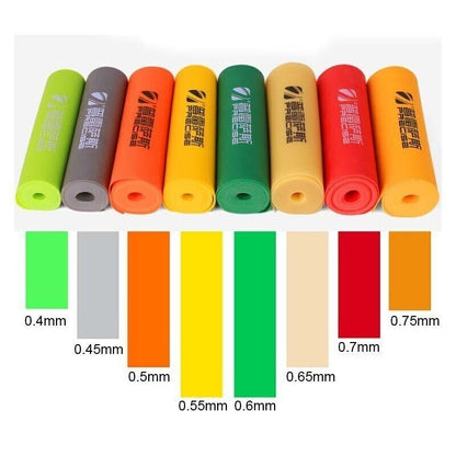 Slingshot Multicolor Elastic Flat Rubber Band For Catapult Hunting 0.40mm-0.70mm