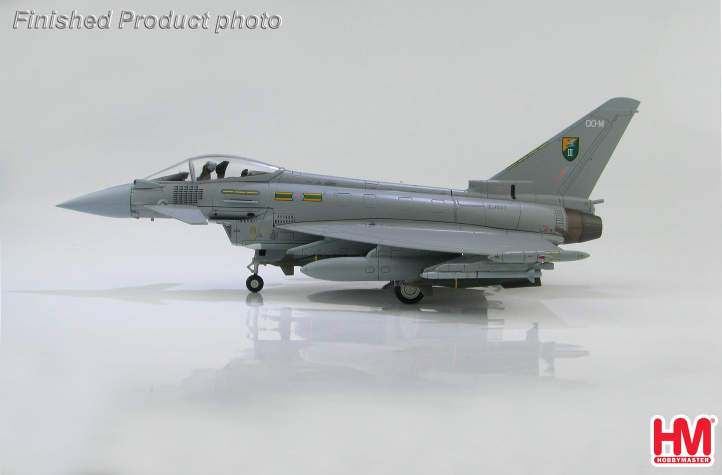 HM Eurofighter Typhoon ZJ927 "QO-M" 3 Sqn.RAF Libya 1/72 diecast model aircraft