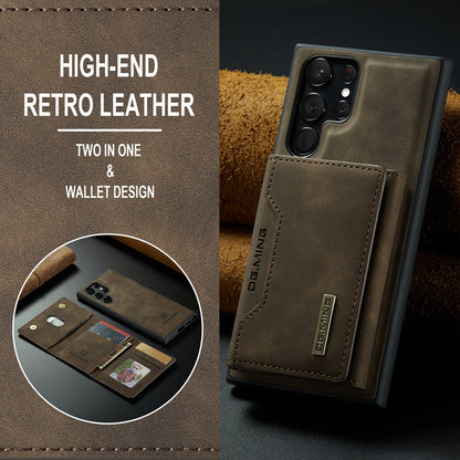 For Samsung Galaxy S23 Plus Leather Case Cover Wallet Card Holder Tempered Glass