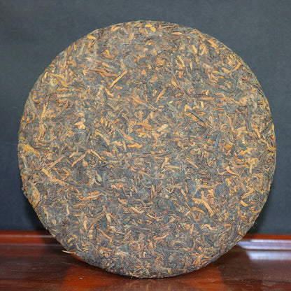 Yunnan Tea Tree King Puerh Tea Bulang Mountain Puerh Ripe Tea Cake 357g/12.59oz