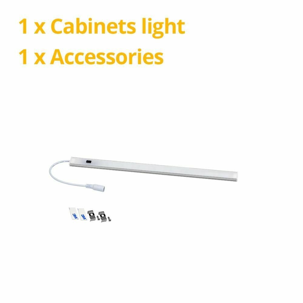 LED Strip Light 5M 10M 15M 20M Aluminum Profile Tube 12V Smart Hand Sweep Sensor