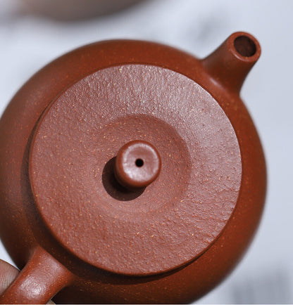 Limited Edition Marked Tea Pot True Yixing Zisha Jiangpo Clay Handmade Pot 130ml