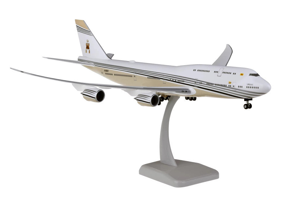 1:200 38CM Hogan Brunei BOEING 747-8 Passenger Airplane ABS Plastic Plane Model