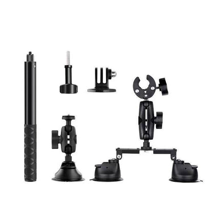 Car Suction Cup Mount Bracket+Selfie Stick For Insta360 ONE X4 X3 Camera