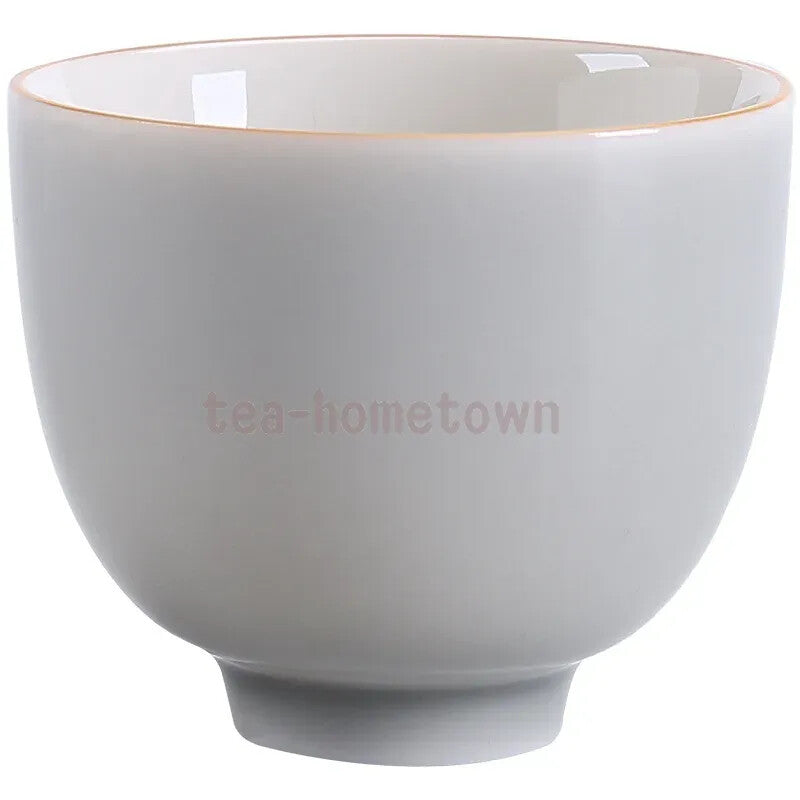Ice Gray Glaze Cup Handmade Ceramic Tea Cup Tea Cup Home Bowls Cup Teacups