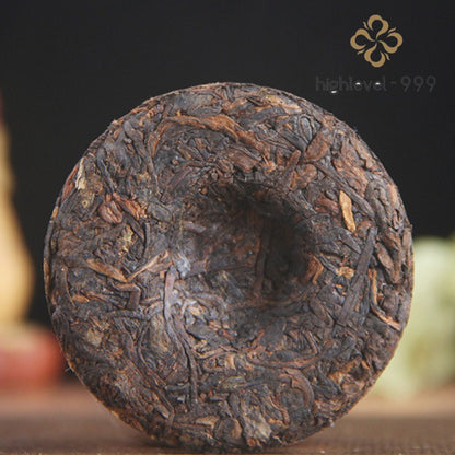 50g Ripe Pu'er Yunnan Banzhang Aged Ancient Tree Dry‑stored Mini Tea Cake