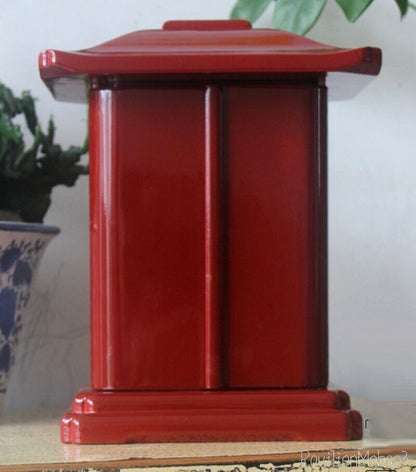 Small Buddhist Statue Wood Altar Butsudan Shrine God Zen House