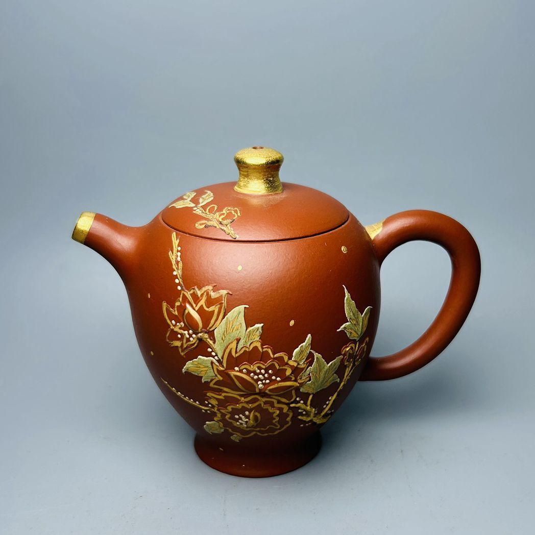Vintage China Yixing Purple Clay Teapot Zisha Ceremony Fine Tea Set Collectible