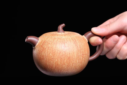 260cc chinese Yixing Handmade Zisha teapot Duan Clay Apple Gongfu Hu Tea Pot