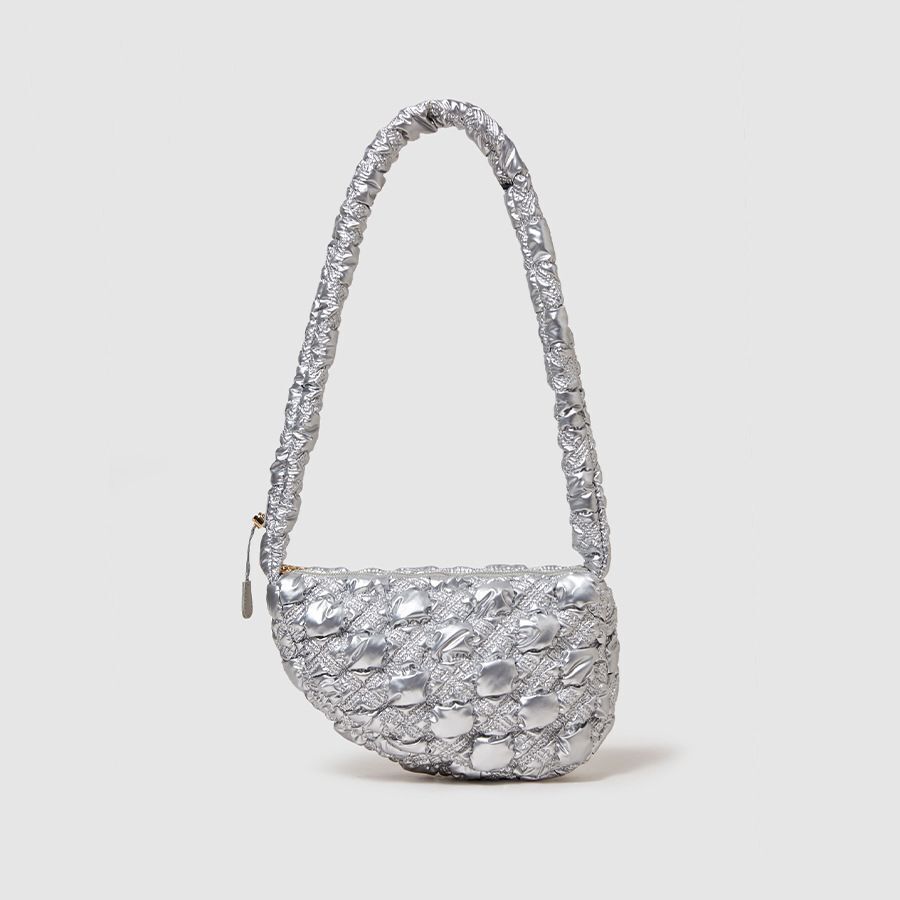 Nylon Pleated Light Handbags Purses Drawstring Crossbody Underarm Shoulder Bag