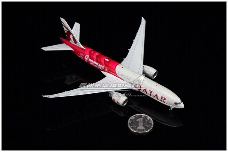 1:400 JC Wings QATAR BOEING 777-200LR Passenger Airplane Diecast Aircraft Model