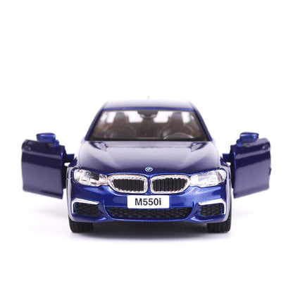 1/36 BMW M550i Model Car Diecast Toy Vehicle Toys for Boys Kids Gifts Blue