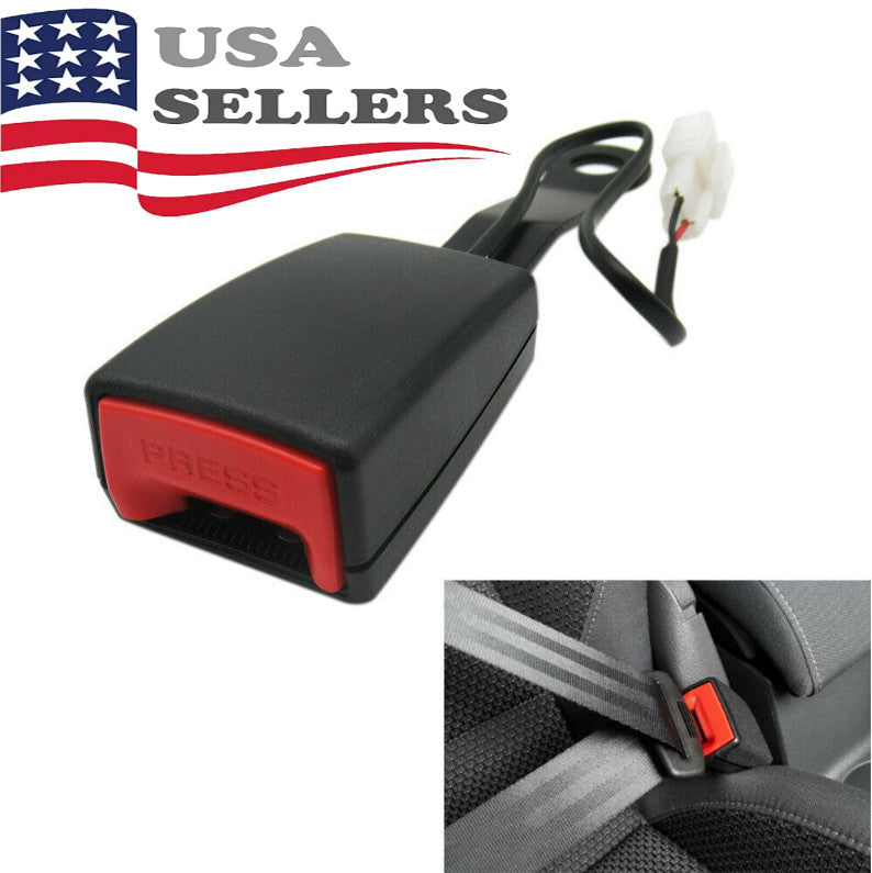 Front Driver Safety Seat belt Buckle Plug Connector Warning Cable Camlock Duty