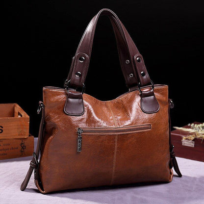 Casual Tote Bag Women Handbags Leather Shoulder Bags Vintage Big Crossbody 1 PC