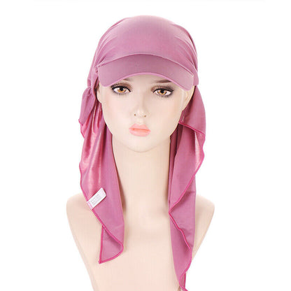 Ladies Women Hair Loss Scarf Cancer Chemo Cap Muslim Turban Hat Baseball Cap