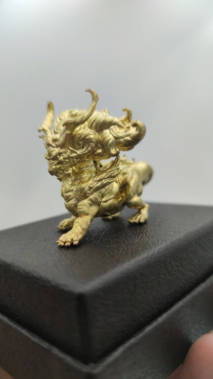 Chinese Bronze Copper Statue Hand Carved Batman Figurine