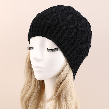 Women Cap Knitted Hat Beanie Cap Hat Woolen Hat Hedging Cap Casual Autumn Winter