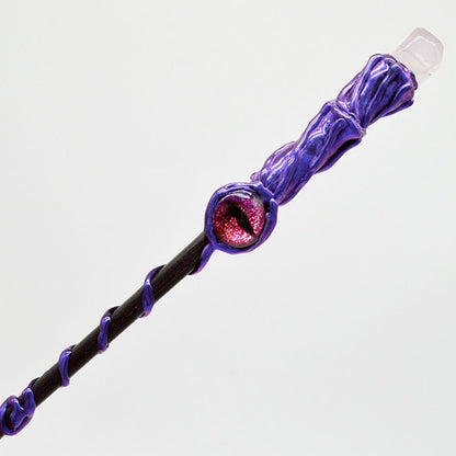 Witch Magic Wand Multicolor Natural Crystal Jewelry Fairy Stick Hair Accessories