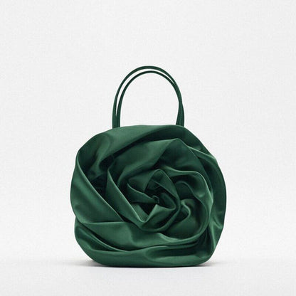 Flower Shoulder Bag Woman Women Handbags Green Ladies Messenger Bag Purse