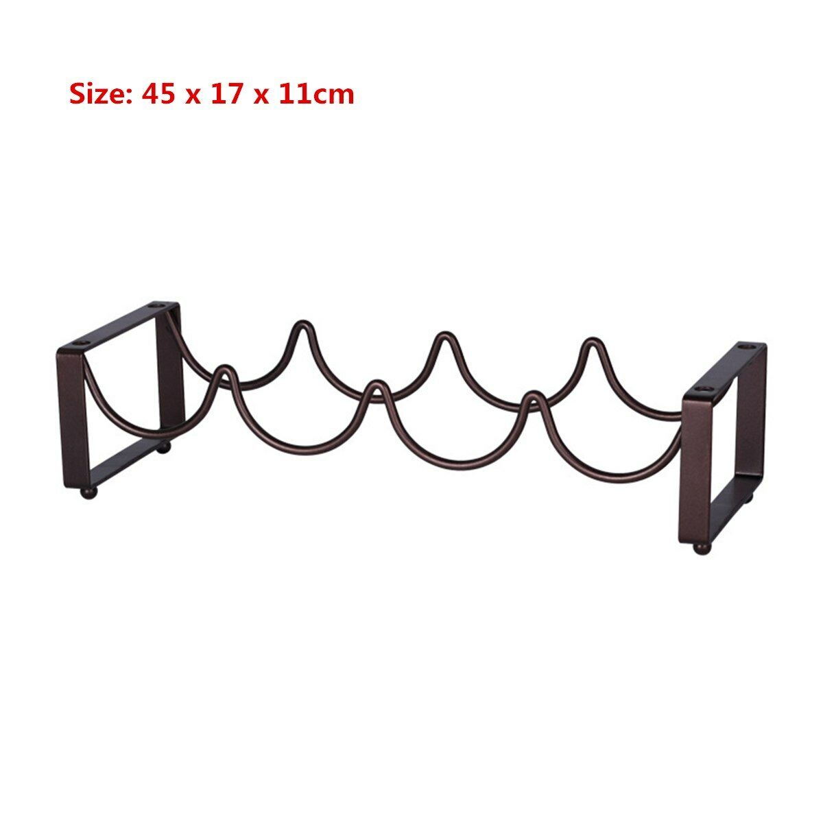 Vintage Wine Rack Bottles Wine Display Shelf Rack Stand Storage Holder Accessory