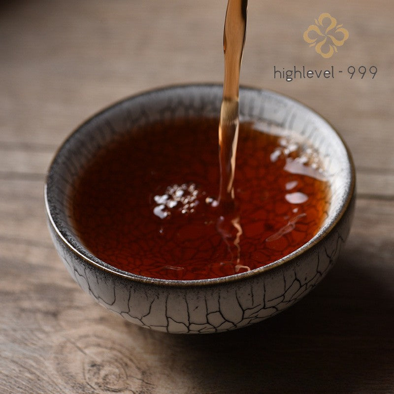 357G, Old Ripe Puer Tea Cake Bulang Mountain, Vintage Chenxiang Yunnan Tea -