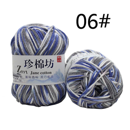 Hot Sale 50g Soft Crochet Yarn DIY Hand Milk Baby Cotton Knitting Wool Yarn