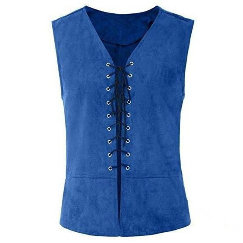 Steampunk s Plus Size Mens Carnval Medieval Renaissance Gothic Pirate Vest