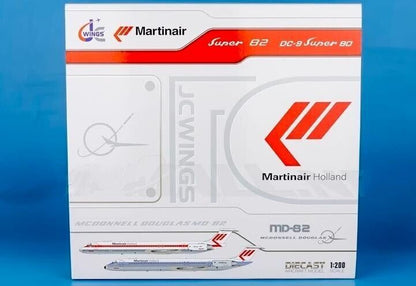 1:200 JC Wings Martinair McDonnell Douglas MD-80 Airplane Diecast Aircraft Model