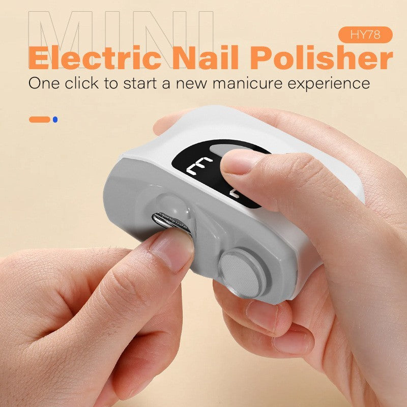2 in1 Usb Rechargeable Nail Trimmerr Automatic Electric Elderly Nail File Cutter