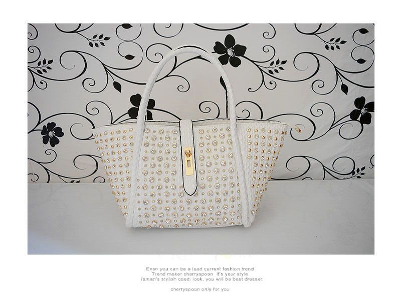 Handbag Diamond Dumpling Bag Shoulder Messenger Purse Rhinestone Handbag 1 PC